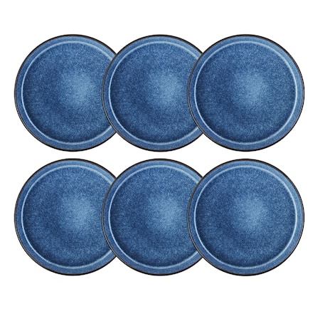 Gastro Tallrik 27 cm Svart/Mörkblå 6-pack