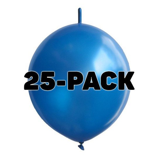 Kedjeballonger Blåa - 25-pack