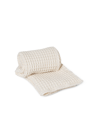 Organic Våffelhandduk Off-White