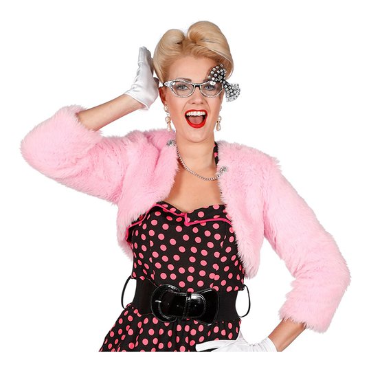 Bolero Fuskpäls Rosa - Small