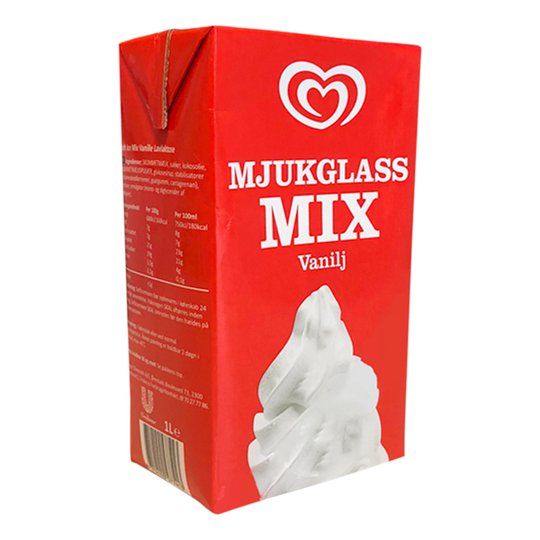 GB Mjukglassmix Vanilj - 1 liter