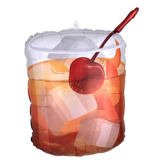 Folieballong Drink med Körsbär Supershape - 1-pack