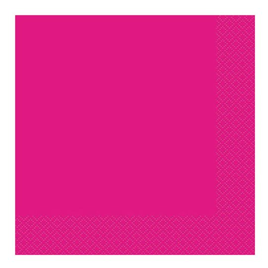 Servetter Neonrosa - 20-pack