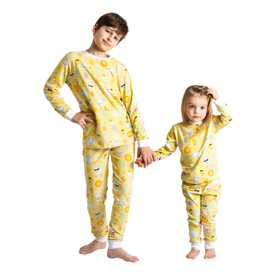 Påskpyjamas för Barn - 6-8 År (122/128)