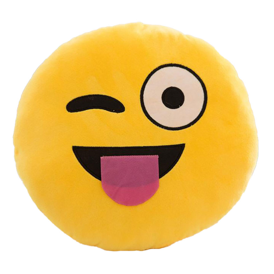 Emoji-Kuddar - Winking with Tongue