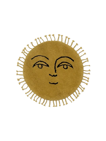 Sun Tuftad Matta 130 cm Gul