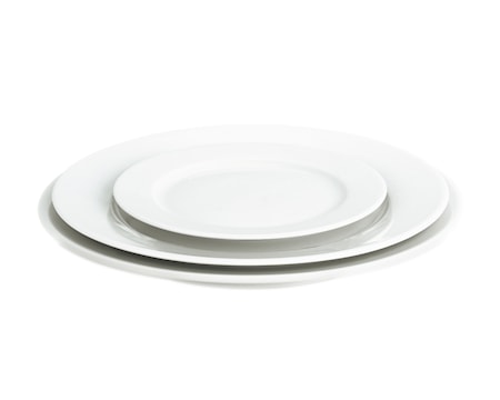 Sancerre Tallrik Flat Vit, Ø 17 cm