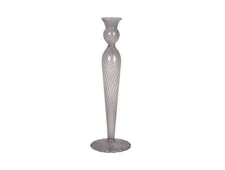 Swirl Ljusstake 26,5 cm Svart