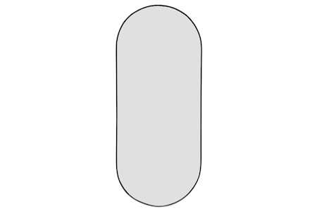 Spegel Oval 38,5x90 cm