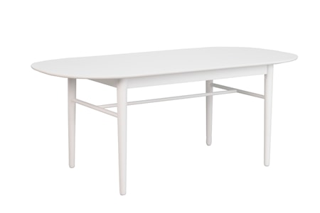 Akita Matbord Ovalt Vitt 190 cm