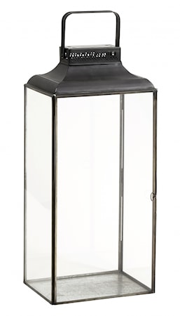 Lanterna Black rektangulär 50 cm - Svart