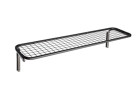 Classic sko L=1000 mm svart/krom skohylla enkel omonterad