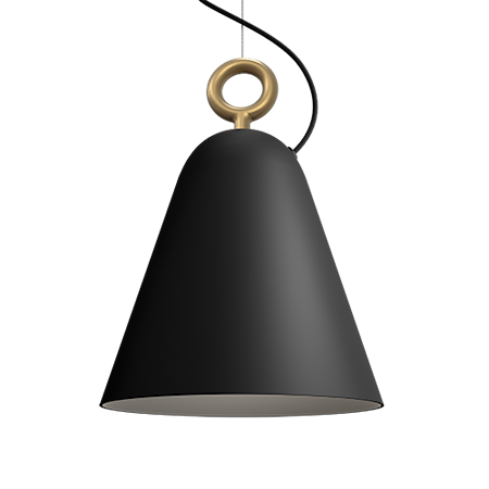 Bella Pendel Ø20 Cm Mattsvart