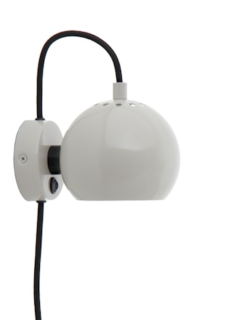Ball Magnet Vägglampa Glossy Pale grey