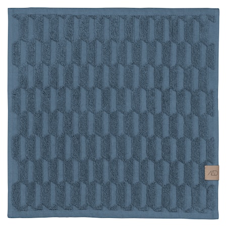 Geo Gästhandduk 3-pack 30x30 cm Slate blue