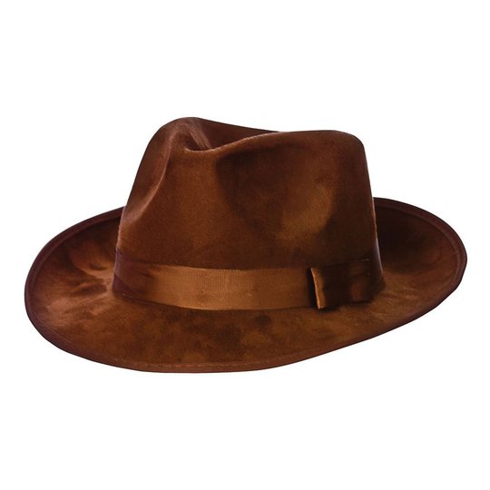 Fedorahatt Brun Deluxe - One size