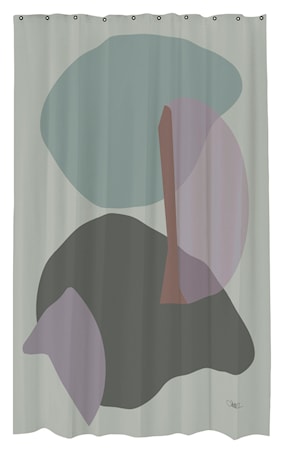 Gallery Duschdraperi 150x200 cm Frost green