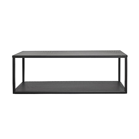 Grid hylla svart