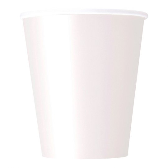 Pappersmuggar Vit - 8-pack