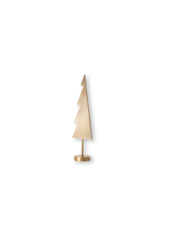 Winterland Solid Julgran 15,5 cm Mässing