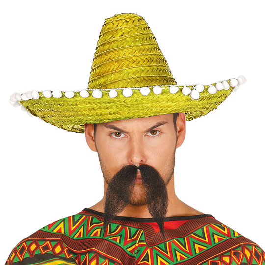 Sombrero Färgad - Gul