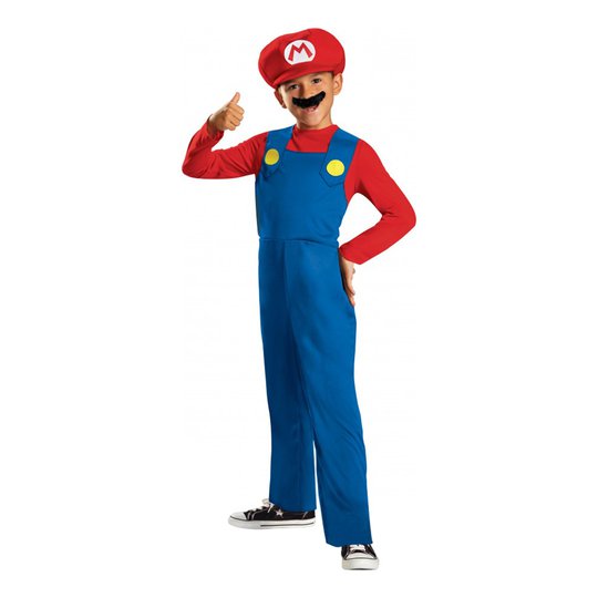 Super Mario Barn Maskeraddräkt - Small