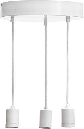 Skyn Taklampa 3-i-1 Rund Vit 30cm