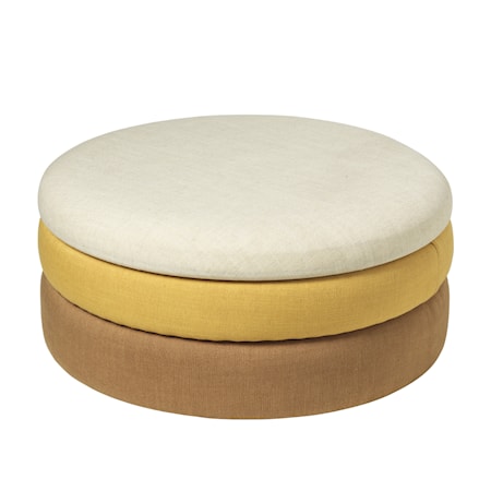 Puff Pond Ø68cm Ockra