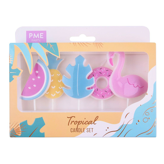 PME Tårtljus Tropisk - 5-pack