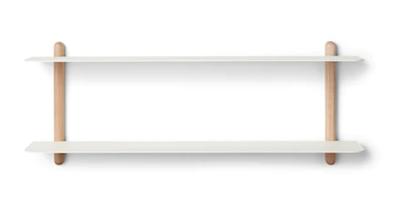 Nivo Hylla F 64x25 cm Ljus Ek/ Vit