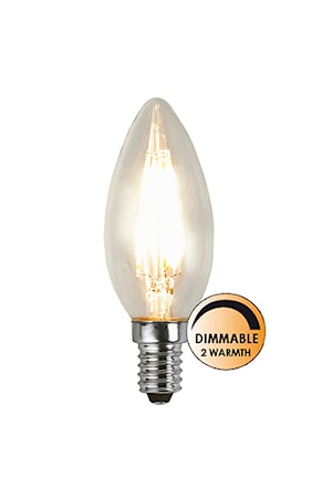 Ljuskälla LED Kron Klar dimbar