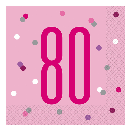 Papperservetter Siffra Rosa - Siffra 80