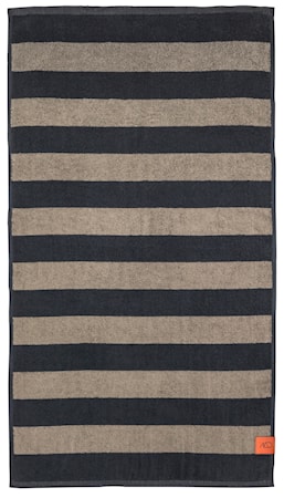 Aros Handduk 50 x 90 cm Sand/Svart