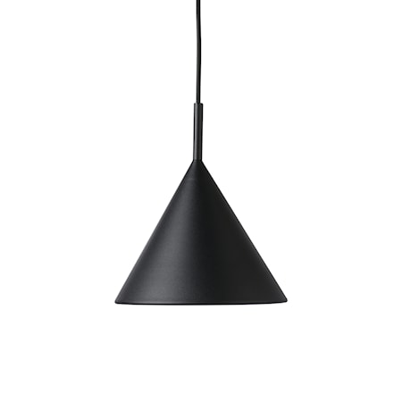 metal triangle pendant lamp M matt black