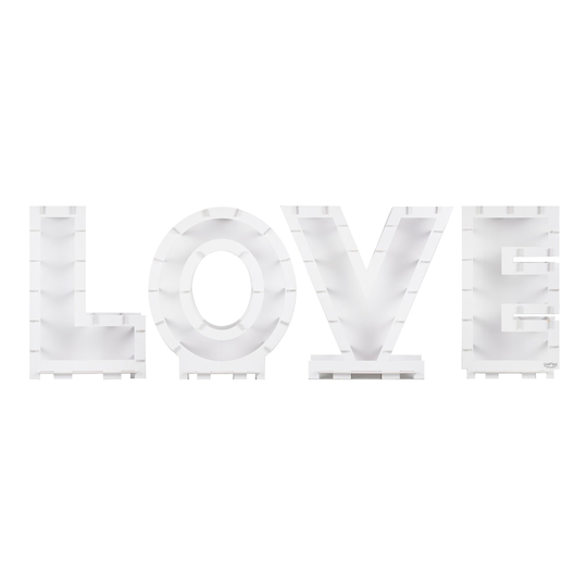 Ballongbox Love Vit