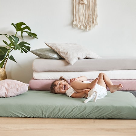 Lakan till Juniorsäng 2-pack 140 cm Grön