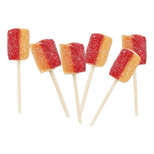 Sockrade Tutti-Frutti Klubbor i Kartong - 40-pack