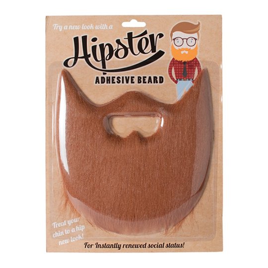 Hipsterskägg Rött