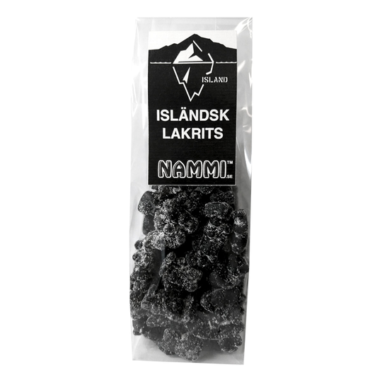 Nammi Sterkir Bangsar Isländsk Lakrits - 140 gram