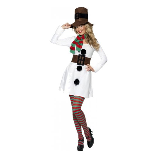Miss Snögubbe Maskeraddräkt - Small