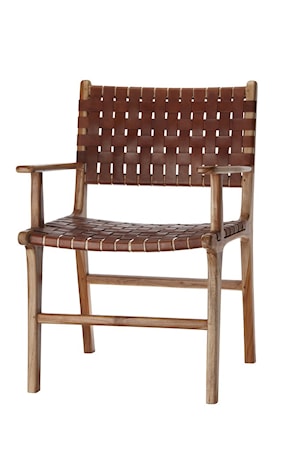Porto Stol armstöd Konjak 58x59x85cm