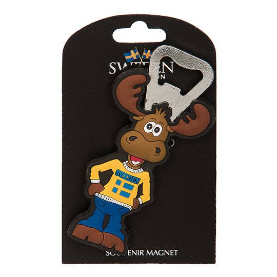 Souvenir Sweden Älg Kapsylöppnare