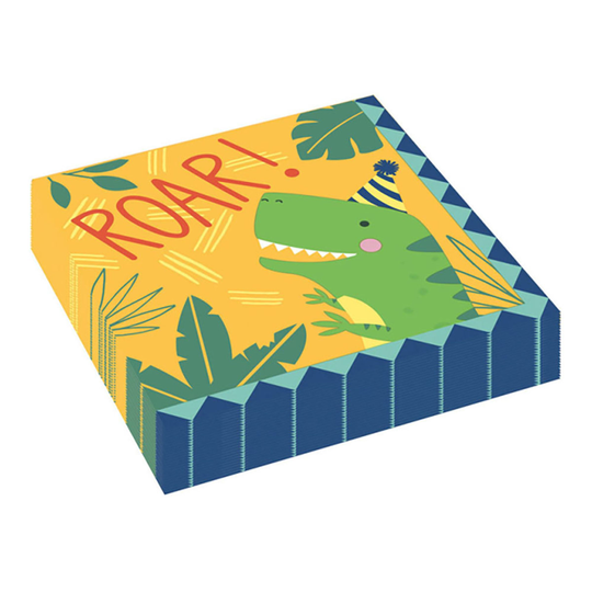 Servetter Dino-Mite - 16-pack