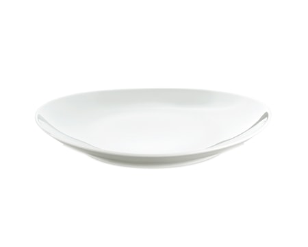 Steaktallrik oval liten vit, 23 cm