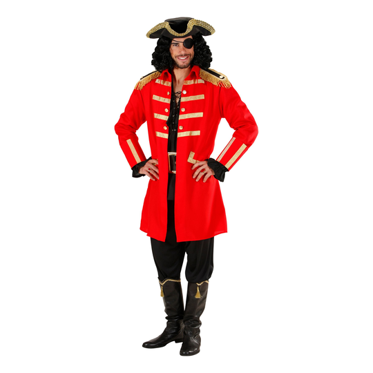 Elak Piratkapten Maskeraddräkt - XX-Large