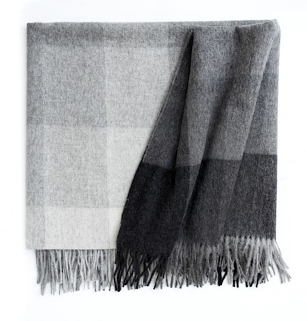 Inca stones throw pläd – Grey
