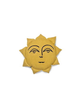 Sun Kudde Ø35 cm Gul