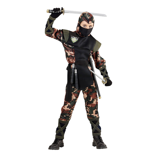 Ninja Soldat Barn Maskeraddräkt - Medium
