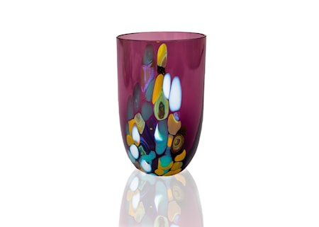 Marble Dricksglas Mulberry Purple