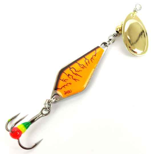 Jasu Salama 9 g spinnare Orange/Svart